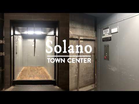 Awesome Montgomery Hydraulic Freight Elevator #1-Solano Town Center-Fairfield, CA