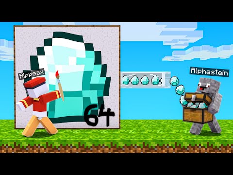 Wir Malen Diamanten mit Paint in Minecraft!