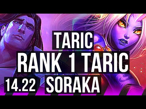 TARIC & Yasuo vs SORAKA & Jinx (SUP) | Rank 1 Taric, 4/1/12, 67% winrate | BR Challenger | 14.22
