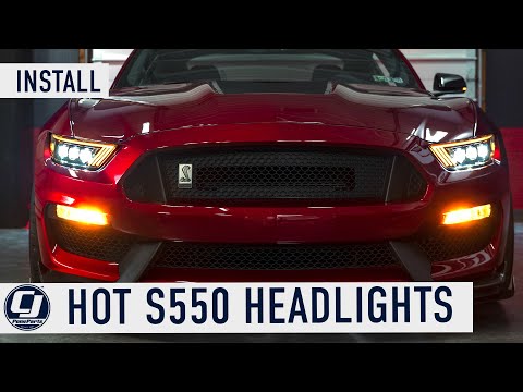 Light Up Your 2015-2017 Mustang or S550 Shelby with these Alpharex Headlights!