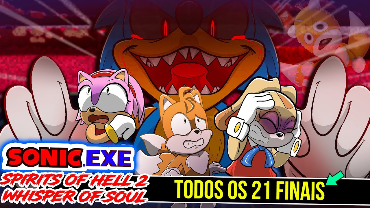 STORY SONIC EXE Spirits of HELL ROUND 2 with ALL ENDINGS