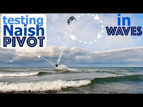Naish Pivot 2023 review on a wave board for Kitesurfing