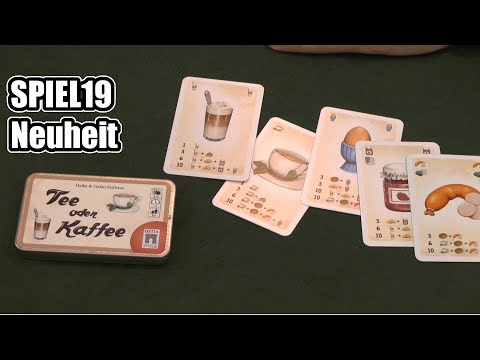 SPIEL19: Kurzvorstellung von Tee oder Kaffee (Ostia Spiele) - Spiel zum Frühstück :-)
