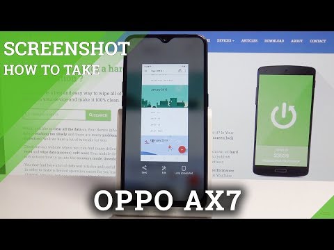 How to Take Screenshot in OPPO AX7 - Capture Screen in OPPO