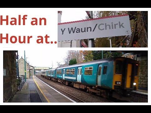 Half an Hour at (323) - Chirk Station 11.11.2020 - Class 150 158 175 Wrexham Gobowen TFW Sprinter