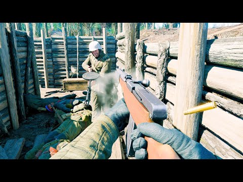 Red Army vs Wehrmacht - Beloe Lake - Battle For Moscow | Enlisted Gameplay