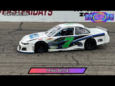 July 21, 2023 | GoPro | #7 Paul Bittle | Outlaw Front Wheel Drive A-Feature | Kalamazoo Speedway