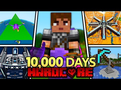 I Survived 10,000 Days in Hardcore Minecraft [FULL MOVIE]
