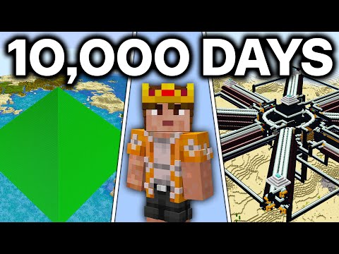 I Survived 10,000 Days in Hardcore Minecraft [FULL MOVIE]