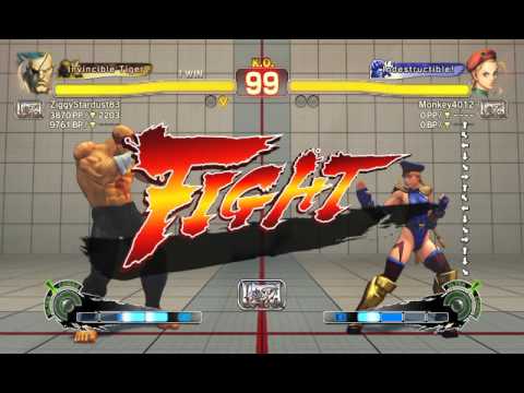ZiggyStardust83 (Sagat) vs ABA Monkey4012 (Cammy) - USF4