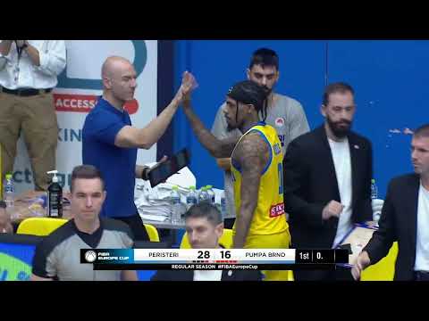 Peristeri vs Basket Brno 87-75 (Highlights)