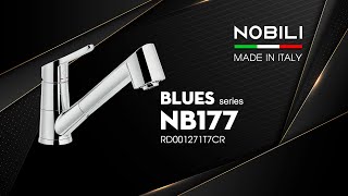 VÒI RỬA BÁT DÂY RÚT NOBILI BLUES NB177 video 2