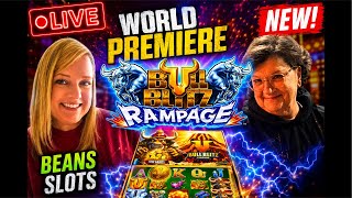 World Premiere of Bull Blitz Rampage #live #casino #new
