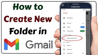 Gmail me Folder kaise banaye mobile se | How to create Folders in Gmail App | Humsafar Tech