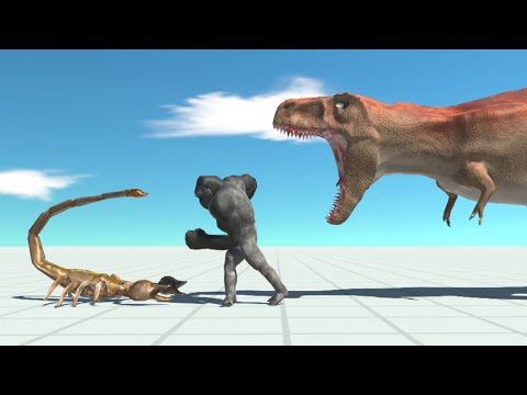 SCORPION & TREX vs EVERY UNIT - Animal Revolt Battle Simulator