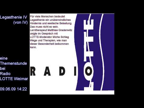 Themenstunde Legasthenie auf Radio Lotte - 4 von 4