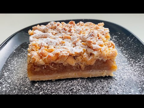 Perfect APPLE PIE on shortcrust pastry - a traditional recipe!