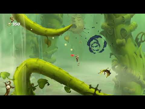 Rayman Legends Walkthrough: Part 14 - Ray And The Beanstalk (Gold)