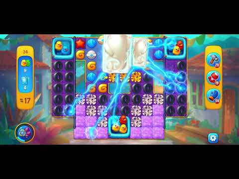 Fishdom Gameplay Stage 23 - Stage 24 - Stage 25 Atlantis Cup - No Booster 👻- 💥Hard Level