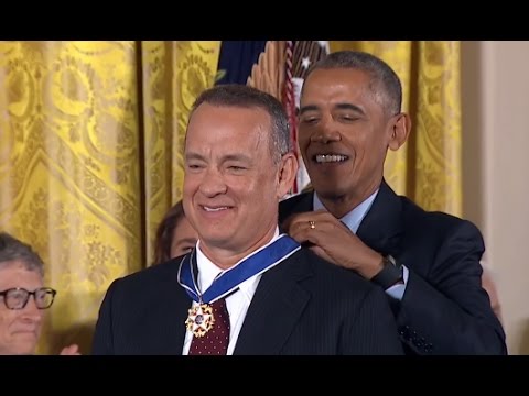 , title : 'Tom Hanks Awarded Medal of Freedom'