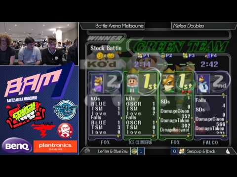 Bam 7 Melee Doubles - TSM | Leffen & Blue2ez vs Smopup & Jbirds