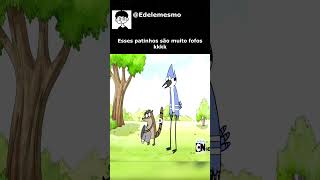 Os patinhos gostaram do Rigby😂 | Apenas um Show | #shorts #desenhos