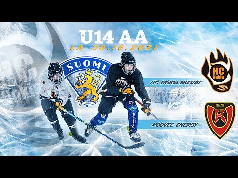 La 30.10.2021 klo 13.00 HC Nokia Mustat - Koovee Energy // U14 AA // Alkusarja