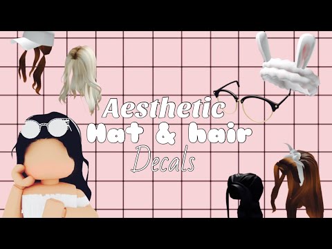 Aesthetic Hat & Hair Codes! -Roblox