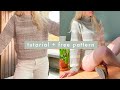 knit your first sweater! free pattern & detailed tutorial
