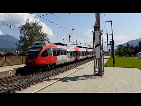 S Bahn nach Telfs Pfaffenhofen, kurzer Stop in Rattenberg Kramsach, Tirol