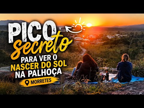 Nascer do Sol na Palhoça,  lugar pouco conhecido. 