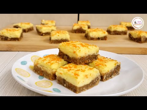 Carrot Cheesecake Bars