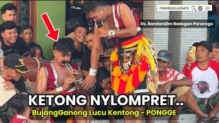 Download lagu Funny Action‼️Kentong - Pongge BujangGanong Becomes a Ponorogo Reog Singer // SLOMPRET Badegan mp3