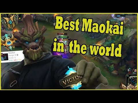 ¿Como remontar una partida en lol? ft Maokai Top 1 del mundo