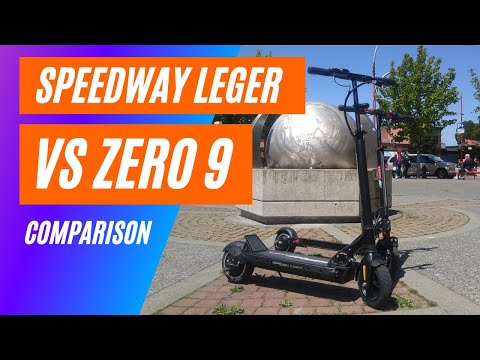Speedway Leger vs Zero 9 Electric Scooter - A Big Guy Review