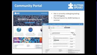 May 2017 AARC Webinar - Genetics and the Autism Speaks MSSNG Project