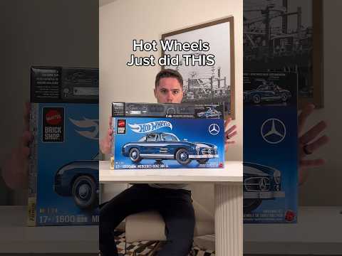 The new BRICK SETS for HOT WHEELS! #hotwheels #mattelbrickshop #unboxing #shorts