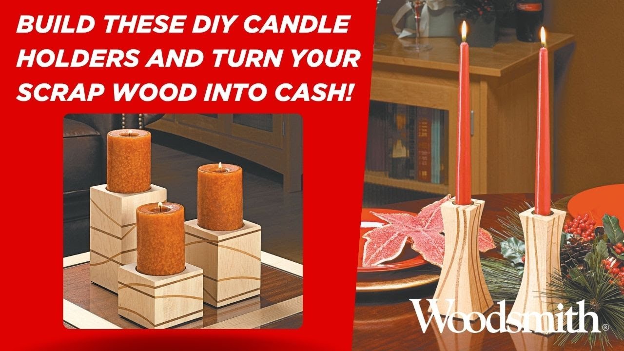 Easy DIY Candle Holders That Look High-End! - Free Woodworking Plans