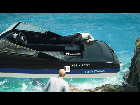 HITMAN 3 - THE TWIN KIDNAPPED WITH TWIN ENGINED BOAT! as Silent Assassin