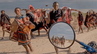 ENCUENTRO CON TRIBU HOSTIL | Vuelta al Mundo en Moto | África #141