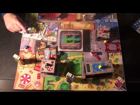 Terror in Meeple City Rules Detailed Overview - 4 of 4 - Card Descriptors and End Game