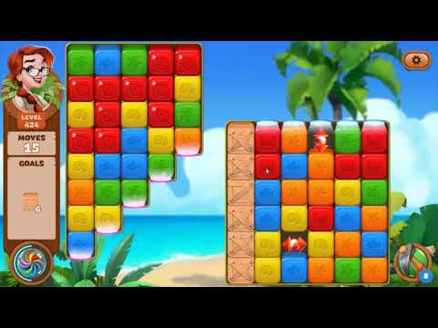 Lost Island Blast Adventure Level 424 NO BOOSTERS  A S GAMING