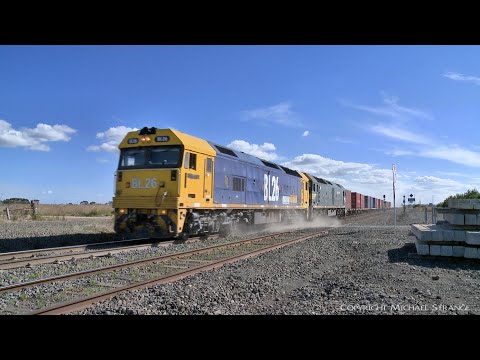 7902V Pacific National Mildura To Melbourne Container Train (8/4/2022) - PoathTV Australian Railway