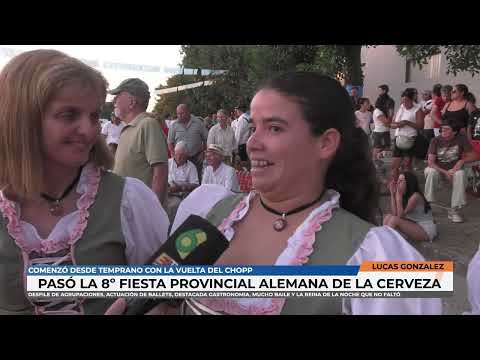 INFORME - Fiesta Provincial Alemana de la Cerveza en Lucas González