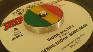 Dennis Brown -Barry Biggs - Work All Day & Work All Day Version - Mikey Mao Chung
