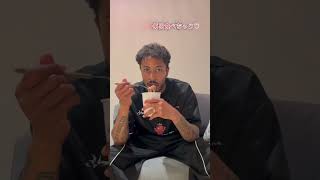 サッカー選手の鈴木武蔵さんがサンプルを食べてみてくれました！