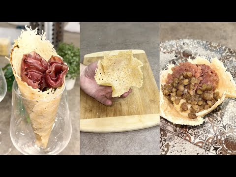 CESTINI DI PARMIGIANO 3 RICETTE COL TRUCCO DELLA CARTA FORNO