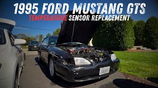 How To Change A Coolant Temperature Sensor On A 1995 Ford Mustang GTS 5.0