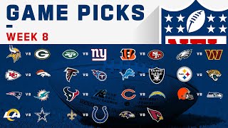 NFL Week 8 Game Picks