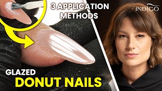 GLAZED DONUT NAILS! Nail Powders - 3 ways to apply Glammer